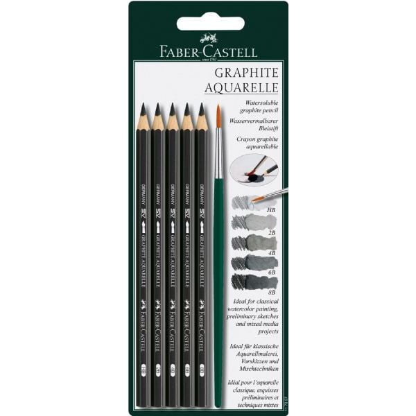(Price/ST)FaberCastell FC117897 5Piece Graphite Pencil Set Walmart