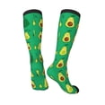 thumbnail image 4 of Fotbe Cartoon Fruit 1 print Women's Men's Novelty Crew Socks Cotton Socks Knee High Socks for Walking,Running,Nurses,Pregnancy, 4 of 9