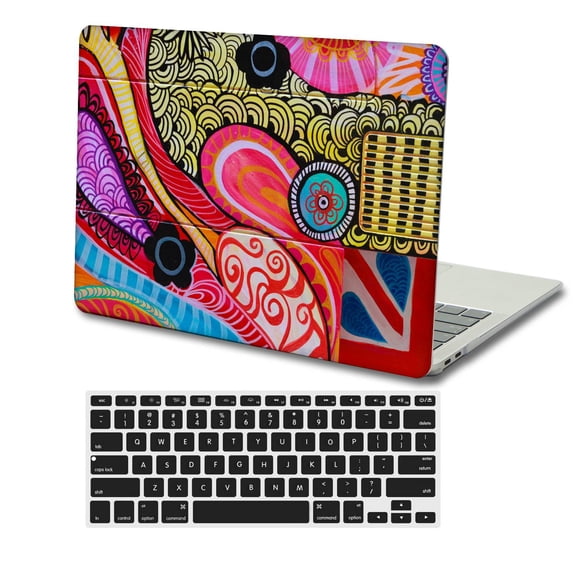 KSK KAISHEK Hard Protective Shell Case Cover Only Compatible 2016 - 2019 Released MacBook Pro 15" Retina Display Touch Bar + Black Keyboard Cover Model: A1707 A1990 Pink series 0707