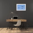 thumbnail image 4 of Lee Peterson 18x13 White Modern Wood Framed Wall Art Titled - Air Show III, 4 of 5