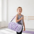 thumbnail image 4 of Bolsa de lona Bluboon para niñas y niños, bonita para gimnasio, con compartimento para zapatos, 4 of 9