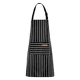 thumbnail image 1 of Cooking Apron Kitchen Chef Waiter Bib Apron With 2 Pockets For Men Women,1pc, 1 of 5