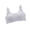 Light Blue, variant on LYMAYTER ‌Big Girls Sports Bra 9-13 Teen Wireless Seamless Breathable Daily Wear‌ for Training Bra 75-90A