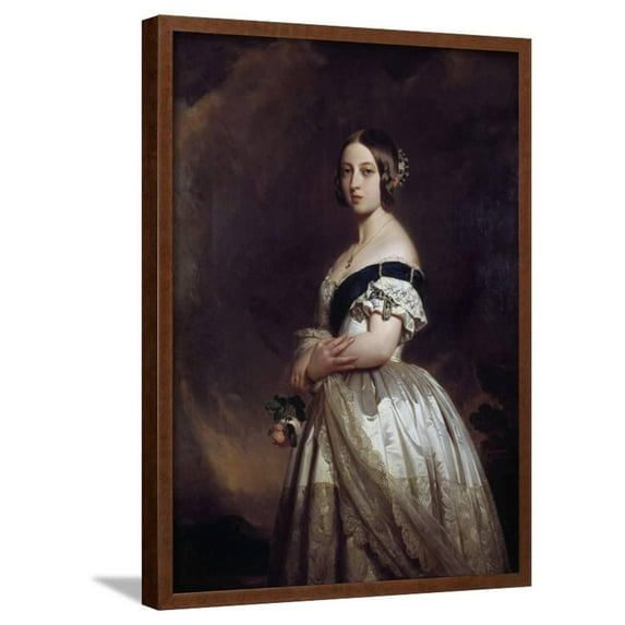 Portrait of the Queen Victoria I by Franz Xavier Winterhalter, Framed Art Print Wall Art Sold by Art.Com