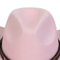 thumbnail image 7 of XZNPDUCQ Kids Sun Hat UPF 50+ Bucket Hats for Boys Girls Childrens Woolen Hat With Upturned Brim Cowboy Hat Head Accessory Solid Color Top Hat Wide Brimmed Hat, 7 of 7