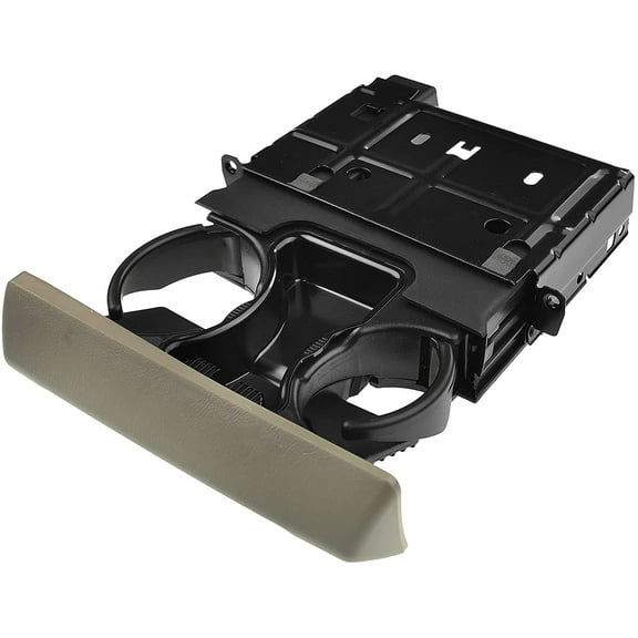 A-Premium Tan Cup Holder Compatible with Ford F-250 F-350 F-450 F-550 Super Duty 2005-2007 Location Dashboard