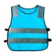 thumbnail image 3 of Chaquetas reflectantes sin mangas para niños, para trabajo de primaria, de punto uniforme azul, 3 of 9