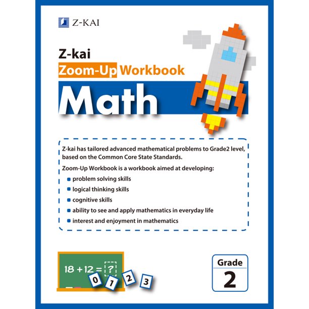 Zoom-Up Workbook Math: Zoom-Up Workbook Math Grade 2 (Paperback) - Walmart.com