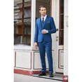 thumbnail image 3 of COOFANDY Men's 3 Piece Slim Fit Suit Set One Button Jacket Blazer Vest Pants Set Wedding Formal Prom Tuxedo Suits, 3 of 8