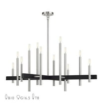 Livex Lighting - Denmark - 12 Light Extra Large Foyer Chandelier-28 Inches Tall