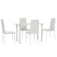 thumbnail image 1 of HOMCOM Dining Table Set Modern Kitchen Table and Chairs Set 5 Pieces, 1 of 10