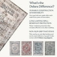 thumbnail image 5 of Delara 8'x10' Machine Washable Area Rug, Soft & Durable, Non-Slip, Stain Resistant, Meadow, for Bedroom, Living & Dining Room, 5 of 8