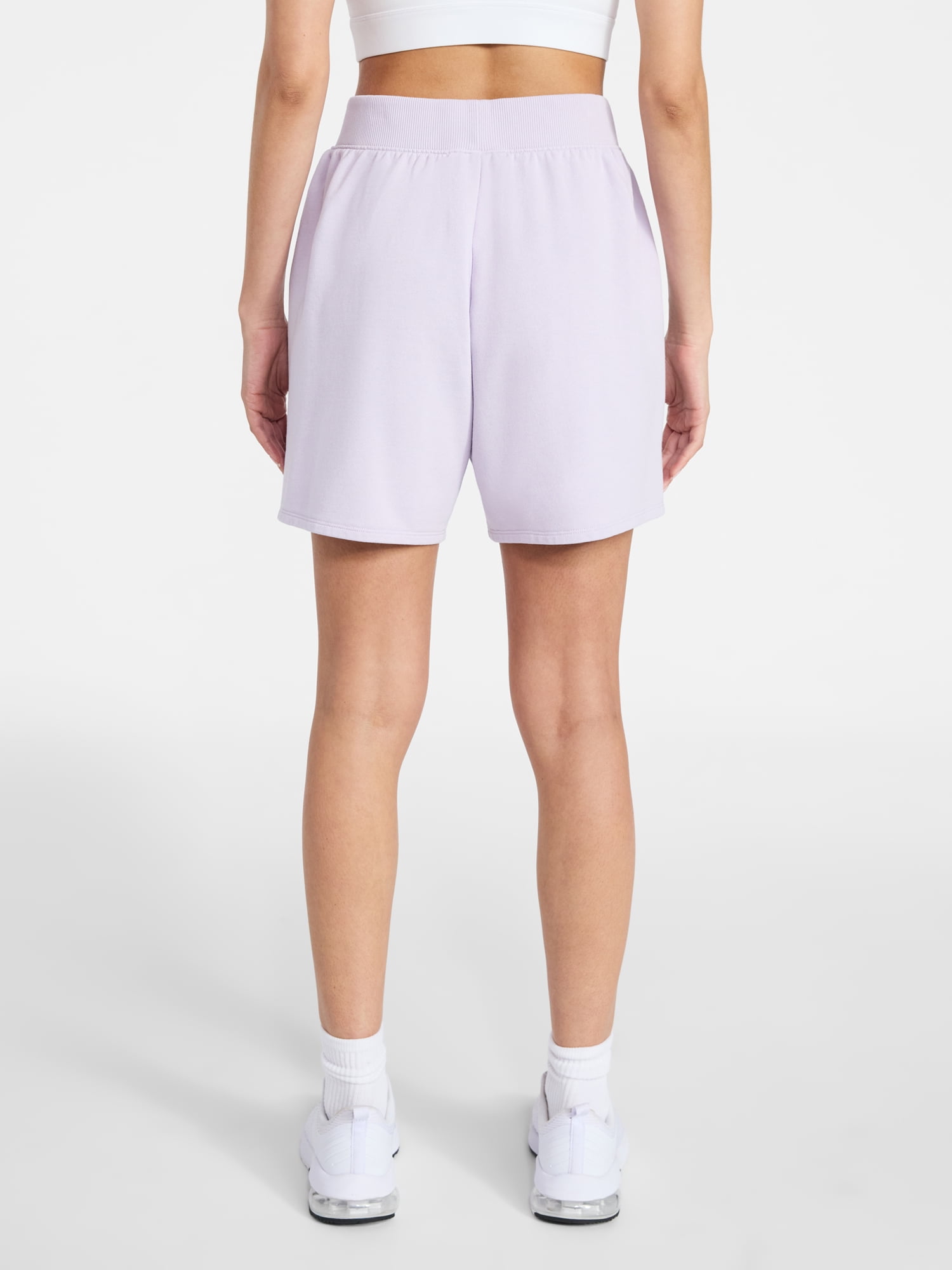 Athletic Works Women's Mineral Wash French Terry Shorts, Sizes XS-4X