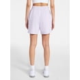 thumbnail image 3 of Athletic Works Women's Mineral Wash French Terry Shorts, Sizes XS-4X, 3 of 6