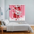 thumbnail image 3 of Valentine's Day Kitchen Curtains Window Panels, Romantic Pink Love Letter Cute Insulated Window Treatment Curtain, Grommet Curtains for Bedroom/Living Room/Bathroom, 2 Piece 52"Wx84"L, 3 of 8