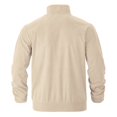 thumbnail image 6 of Stralyhd Corduroy Jackets for Men Lapel Long Sleeve Button Front Shacket Relaxed Fit Fall Jacket with Pockets Beige M, 6 of 7