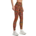 thumbnail image 2 of enCHANTment spirals on rose Leggings trousers Sports pants for legging gym Golf wear Womens Leggings, 2 of 6