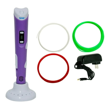 Knox Gear 3D Printing Pen with LCD Screen (Purple)
