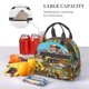 thumbnail image 5 of Easygdp Different Construction Site Vehicles Caja de Almuerzo para Mujeres y Hombres, Bolsa de Almuerzo Insulada, Bolsas Reutilizables Impermeables para Viajes, Trabajo y Picnics, 5 of 7