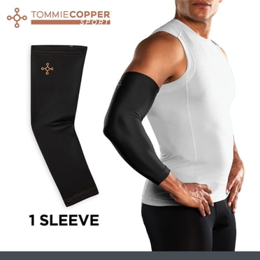 Tommie Copper Sport Compression Arm Sleeve, Black