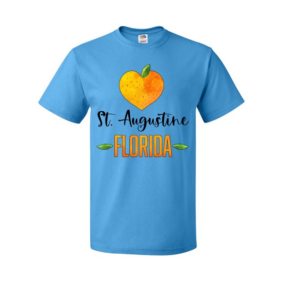 Inktastic St. Augustine Florida Orange in Heart T-Shirt
