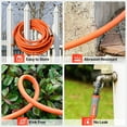 thumbnail image 6 of YAMATIC Garden Hose 5/8 in x 60 ft, Ergonomic Swivel Fittings, Burst 600 PSI, Heavy Duty Water Hose, 6 of 6