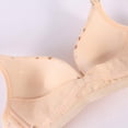 thumbnail image 5 of Women Nursing Cotton Bras Front Buckle Maternity Breastfeeding Pregnant Bra Underwear 36 38 40 42 B Cup TQ, 5 of 5