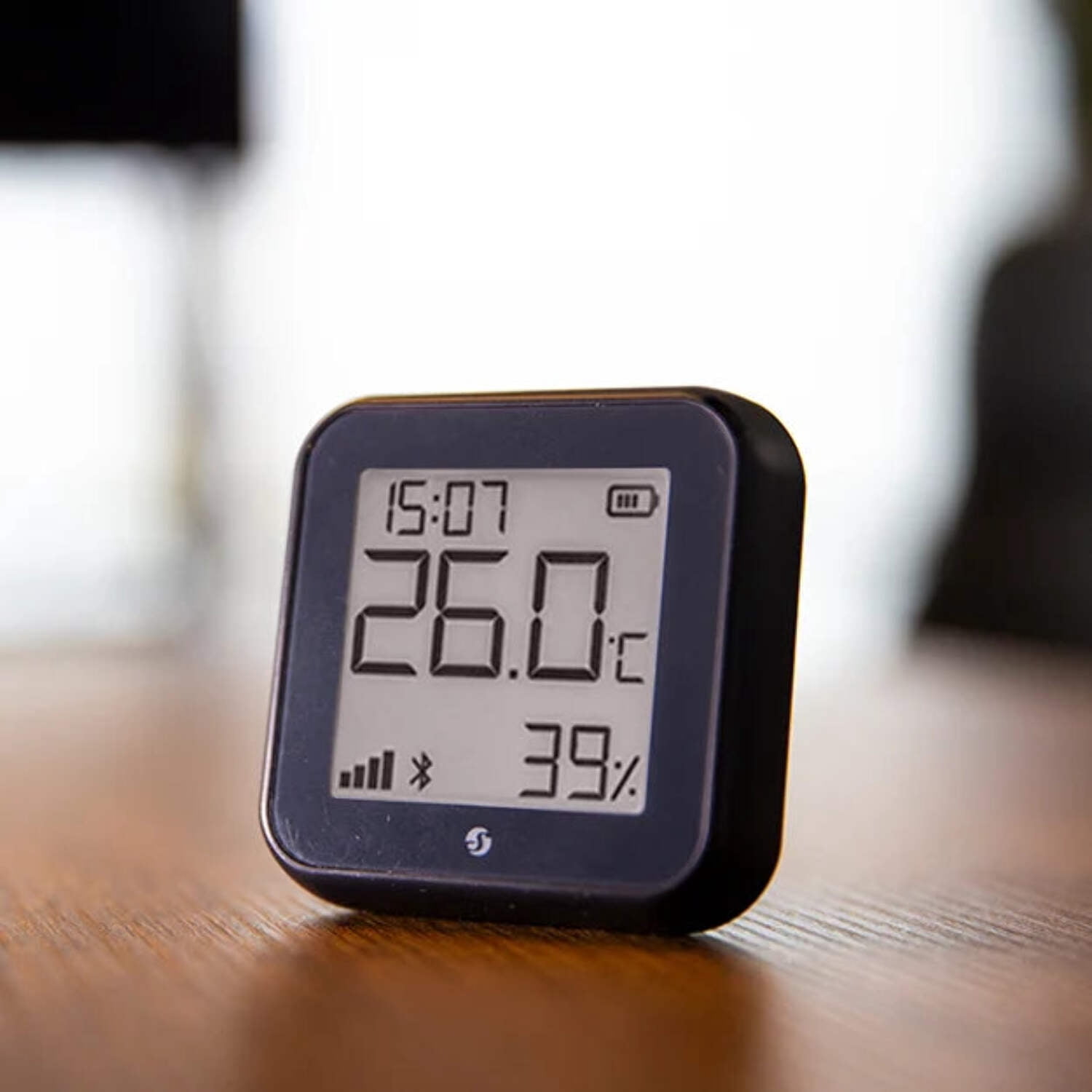 Shelly H&T Gen 3 | Wi-Fi & Bluetooth Temperature | Humidity Sensor & Weather Station (Wall Mountable, No Hub Required) | Black