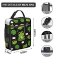 thumbnail image 3 of Green Frog Insulated Lunch Bag Box Student Reusable Lunch Tote Bag with Water Bottle Holder Lunch Box Containers Work Travel, 3 of 6