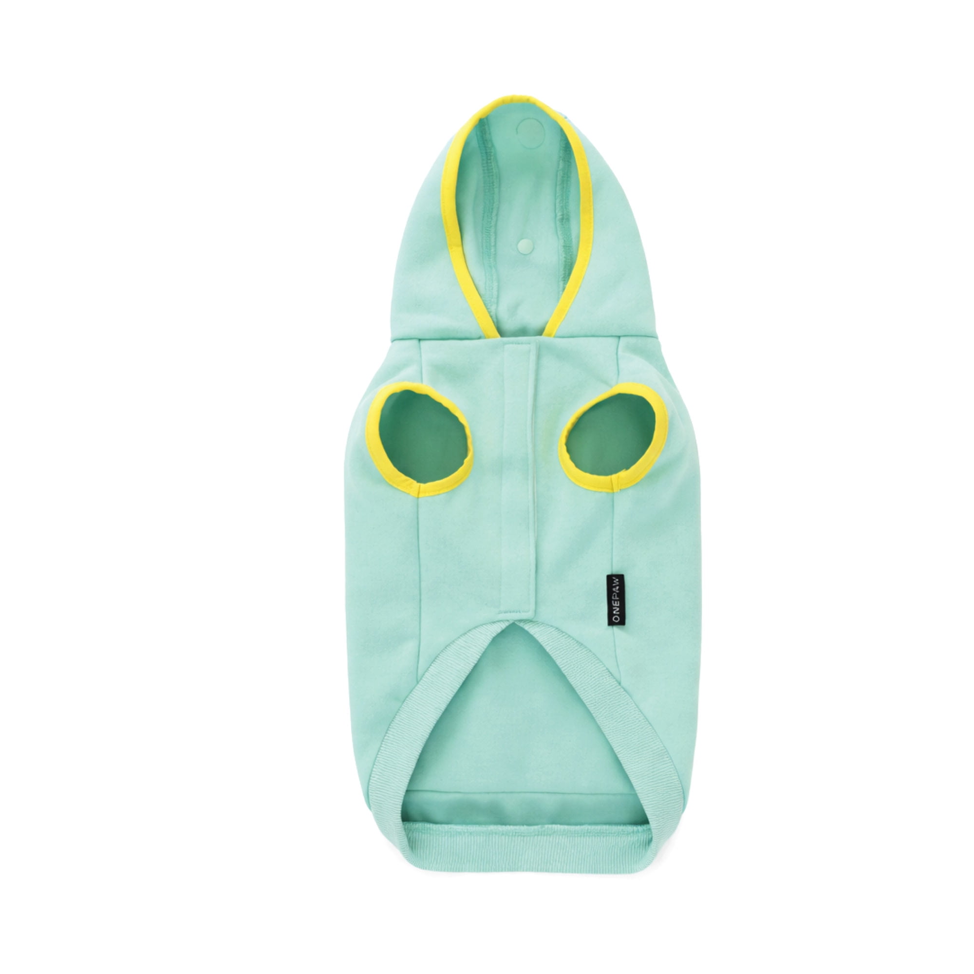 One Paw, Sweat-shirt à capuche pour chien, couleur menthe, avec bordure contrastée, tissu doux, pour chiens, plusieurs tailles, couleur menthe, unisexe