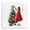Christmas Fashion Glam Ornaments, variant on Stupell Industries Art Deco Fashion Tree Ornaments Black Floating Frame Canvas Art, 18 x 18, by Amanda Greenwood
