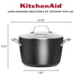 thumbnail image 2 of Kitchen Aid Hard Anodized 7.6L Stock Pot, 2 of 5
