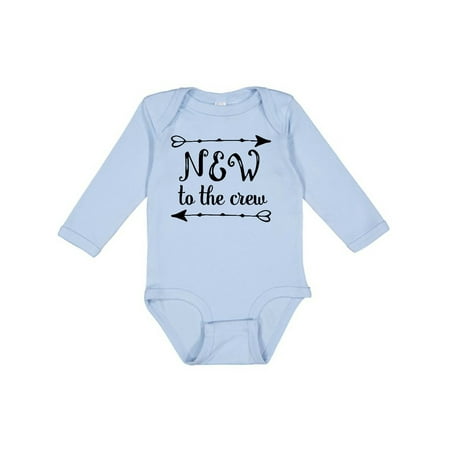 

Inktastic Baby New to the Crew Arrows Boys or Girls Long Sleeve Baby Bodysuit