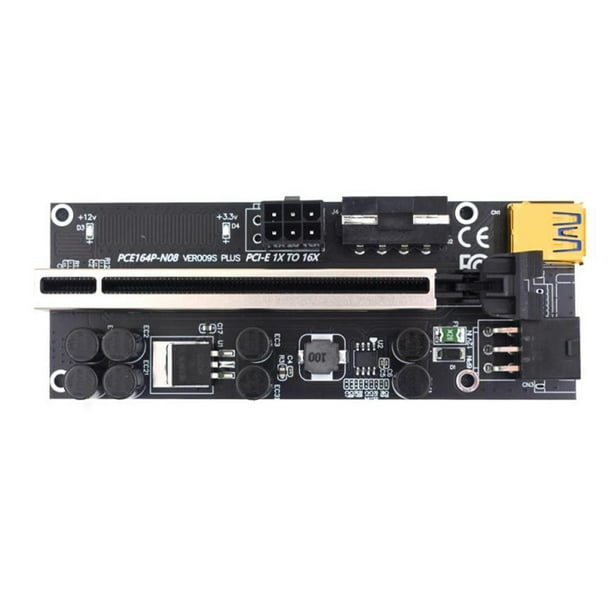VER009S Plus PCIe Riser Card USB 3.0 Cable PCI-E Express 1x a 16x Extender