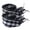 No.1 Black, variant on Red White Gingham Shoe Laces – 2 Pair Plaid Checkered Ribbon Shoelaces, 1 Inch Wide Fabric Nylon Laces for Sneakers and Casual Sports Shoes