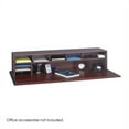 thumbnail image 1 of Safco 58"W Low Profile Desk Top Organizer in Mahogany, 1 of 1