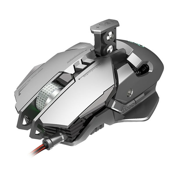 Souris Filaire Mécanique 6400DPI Définition Réglable Gaming Mouse Gamer PC  Accessoires 