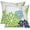 Green Blue, variant on Green and Dark Light Blue Floral Pillow Covers 20x20 Set of 2 Outdoor Pillows Covers Waterproof Summer Pillowcovers Polyester Cushion Case Decor for Couch Patio Funiture Garden Porch 01U20