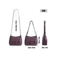 thumbnail image 4 of Deago Crossbody Bags for Women Pocketbooks Soft PU Leather Purses and Handbags Multi Pocket Shoulder Bag (Purple), 4 of 9