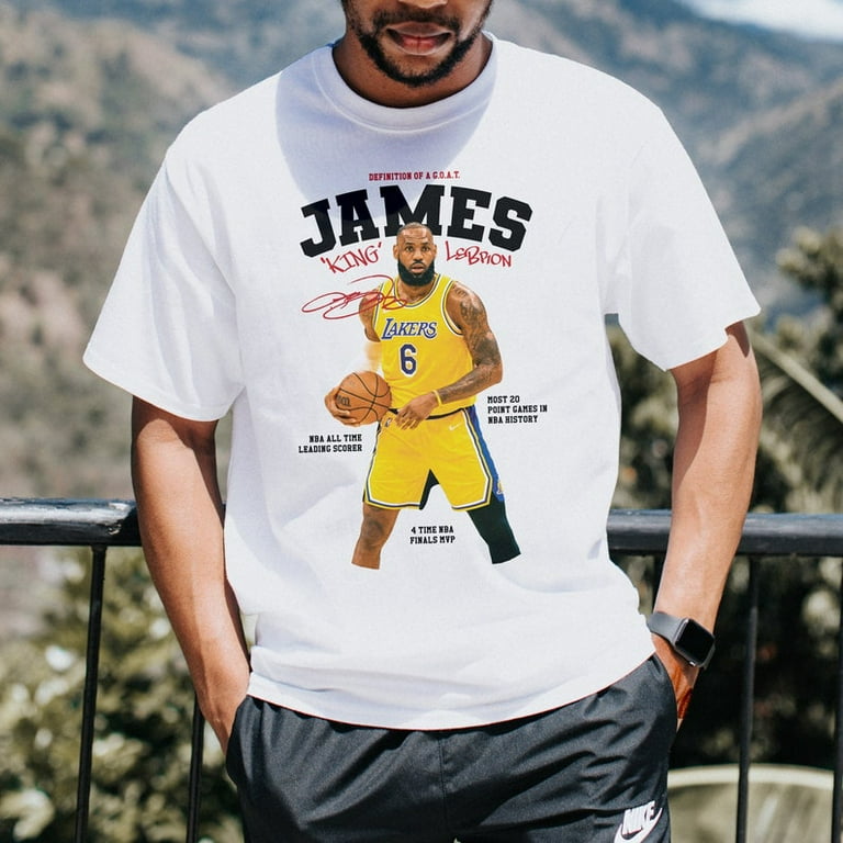 Lebron James Shirt GOAT Vintage Athletic Streetwear Basketball MVP King Collector s Item Legacy Sports Apparel All Star Jersey Walmart