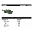 thumbnail image 2 of Centric 130.44813 Premium Brake Master Cylinder Fits select: 2001-2003 TOYOTA HIGHLANDER, 2 of 2