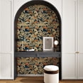 thumbnail image 6 of Brown Leaves Vintage Wallpaper Peel and Stick Wallpaper Floral Contact Paper for Shelf Liner Autumn Brown Leaf Wallpapers for Bedroom Waterproof Wall Paper Vinyl Wall Decor 17.5'''x102'', 6 of 17
