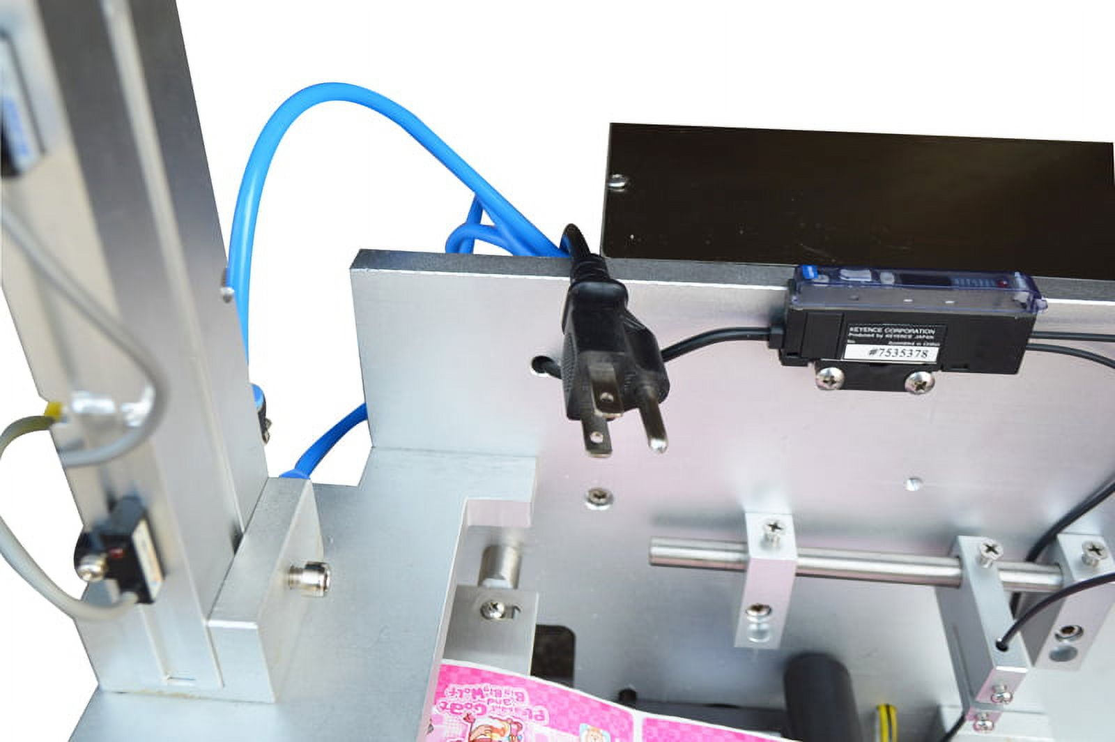 INTSUPERMAI Semi-Auto Plane Labeling Machine Adjustable Flat Surface Labeler Label Applicator Machine