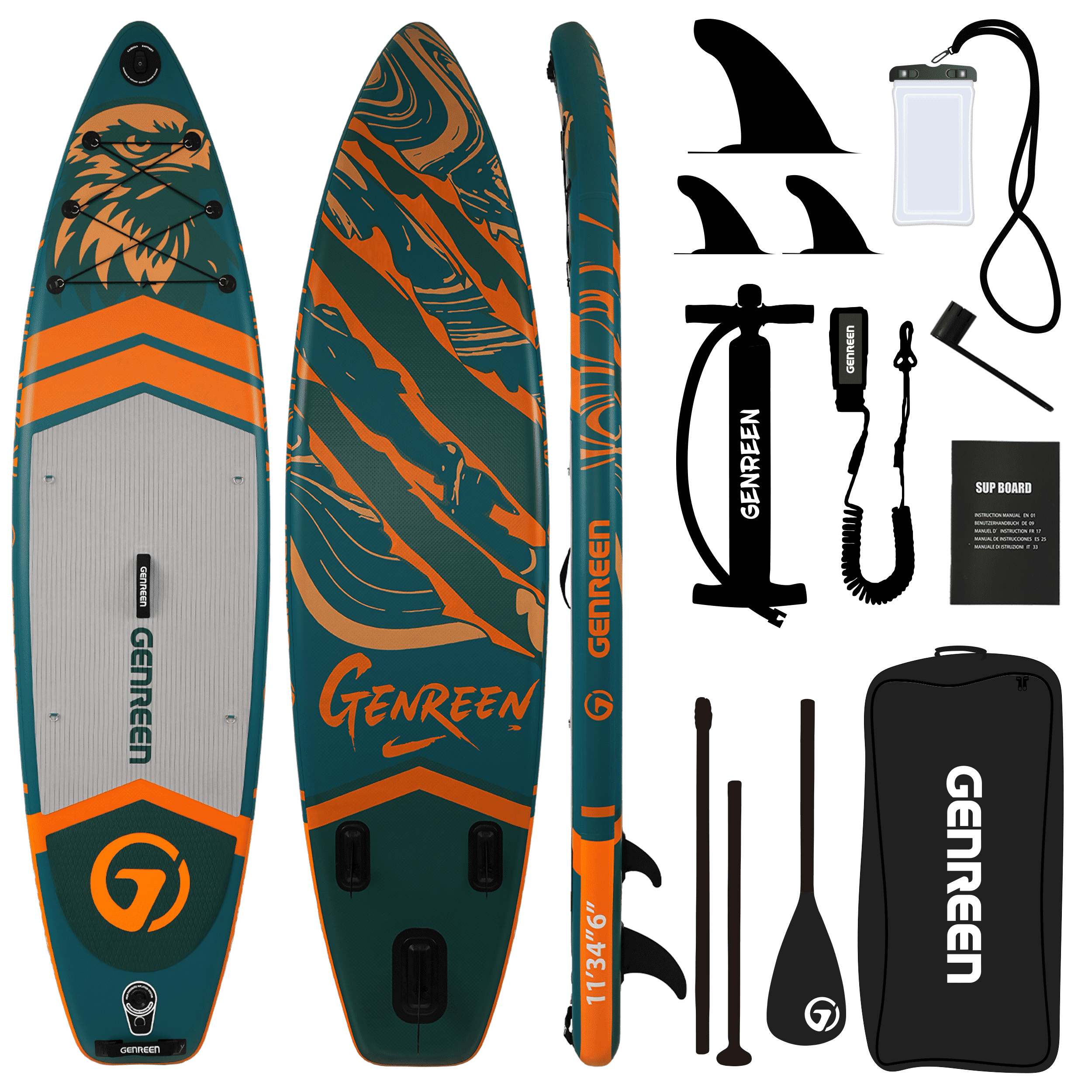 Solstice Watersports Maori Giant Inflatable Stand-Up Paddleboard