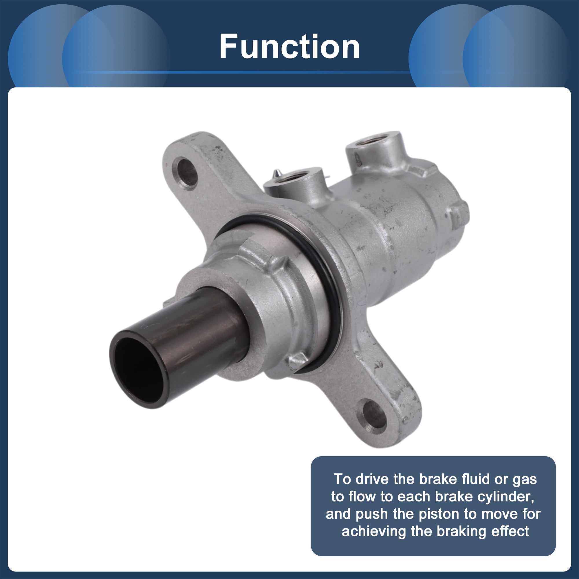 Unique Bargains Brake Master Cylinder with Reservoir for Honda Accord 2019-2023 Hydraulic