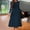 Navy, variant on USSUMA Womens Summer Dresses Summer Dresses Long Sleeve Crew Neck Casual Solid Color Maxi Dress Leisure Skirt Breathable Skirts Daily Wear s Wine Dress Size-XXL
