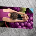 thumbnail image 5 of Grape Yoga Mat Towel with Storage Bag - 72.8"x26.8" - Suitable for Hot Yoga, Pilates, Fitness - Yoga Blankets Included, 5 of 6