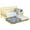 Gold, variant on Costway Twin Daybed with Trundle Curved Backrest & Armrests Heavy-duty Metal Slats Black