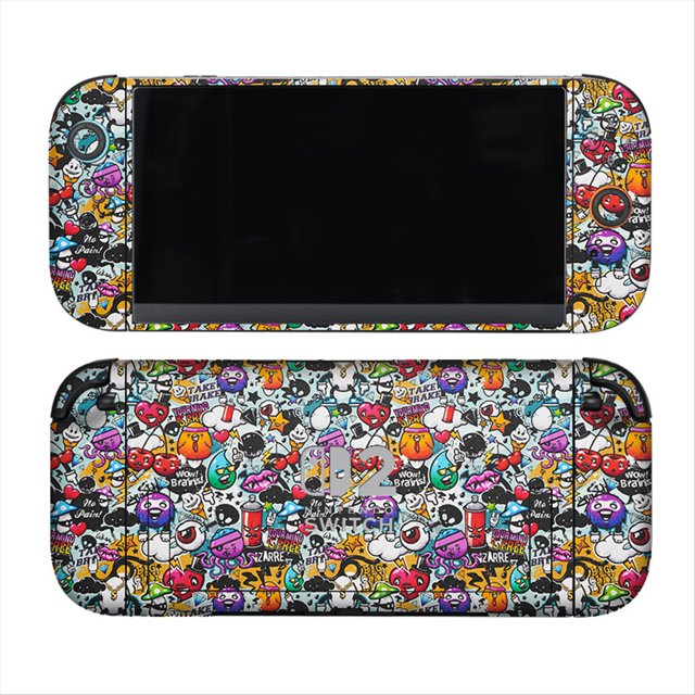 Juego de calcomanías para Nintendo Switch 2 y Joy-Cons: antiarañazos, sin burbujas, sin residuos, material adhesivo de primera calidad; película protectora de cobertura total para consola y mandos
