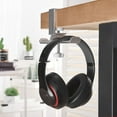 thumbnail image 4 of Hicess Headphone Holder with Dual Hook Adjustable Aluminum Alloy Earphone Holder Rack for Office, 4 of 8